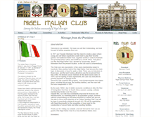 Tablet Screenshot of nigel-italian-club.co.za